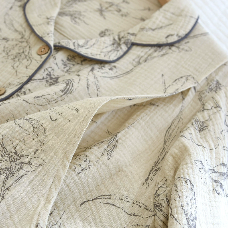 Cotton autumn spring summer pijama for breastfeeding, custom-made, plus size