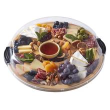 木质熟食板派对水果点心蛋糕托盘烘培带盖试吃盘水果沙拉芝士板