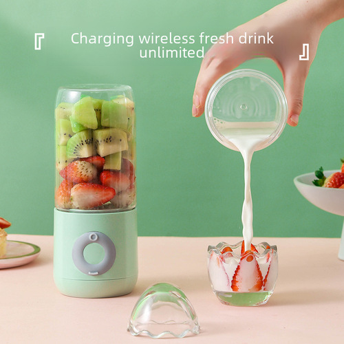 Portable Juicer Cup Mini Electric Juicer for Export Cross-border Influencer Wireless Charging Small Home Use Juicer