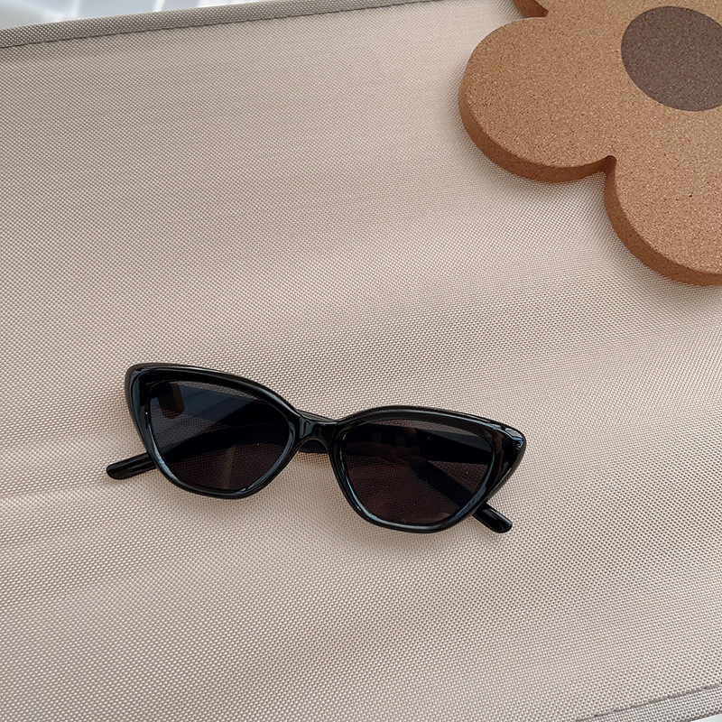 45g Weight Full Frame Glasses Structure Sunglasses Classification UV400 Protection, Acrylic Lens Material Cat Eye Glasses Style Holiday, Travel Occasion Solid Color Pattern Women's Gender Simple Style, Classic Style Style Simple Style Classic Style Solid Color UV400 Protection Acrylic Cat Eye Full Frame Kids Sunglasses 9