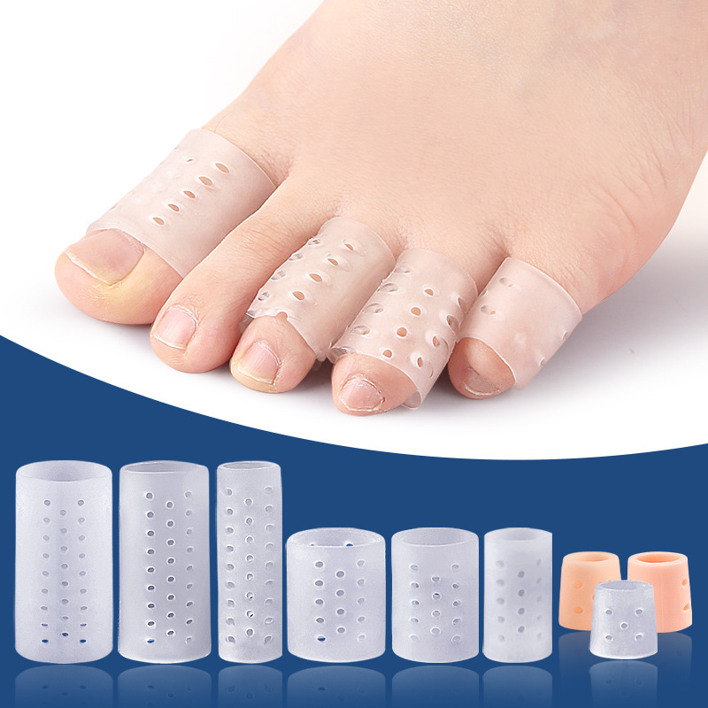 Double Opening with Hole Toe Cover High Heels Soft Anti-Wear Blister Corn Cover Sebs Breathable Finger Toe Cover Double Opening with Hole Toe Cover High Heels Soft Anti-Wear Blister Corn Cover Sebs Breathable Finger Toe Cover