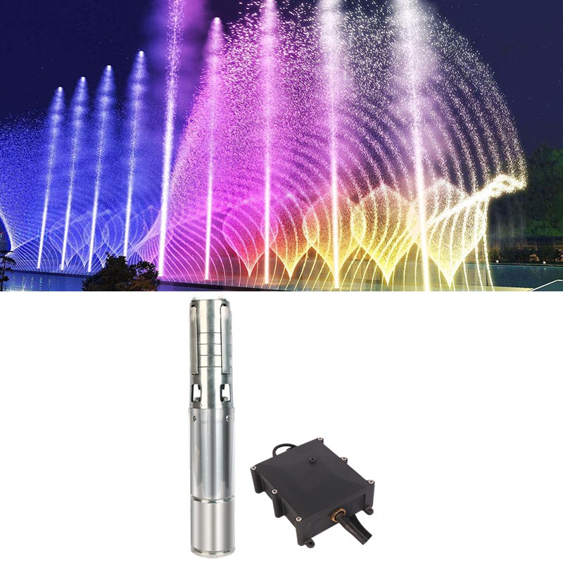 DMX512 bomba de CC de baja presión fuente de música bomba de matriz fuente de música fuente de tierra seca