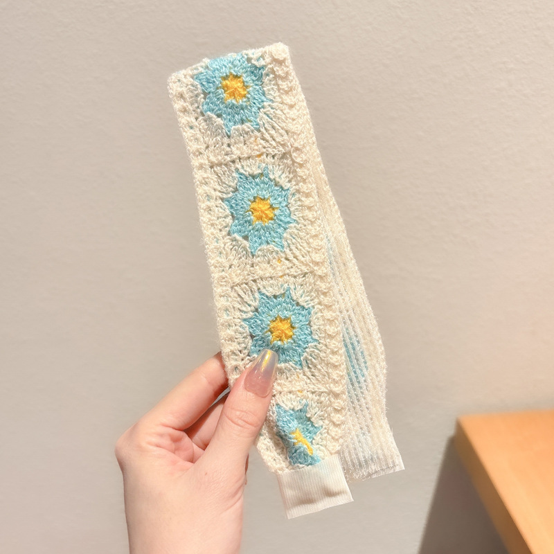 Sen sistema de punto flor fresa velcro para niñas y niños acabado de cabello correa de cabello sensación de alto nivel lavado de la cara brocha de cabello