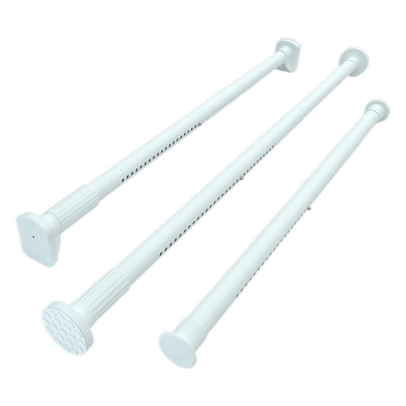 Curtain rod single Rod punch-free telescopic rod shower curtain rod indoor clothes drying Rod Roman Rod strut 25/32/3334mm