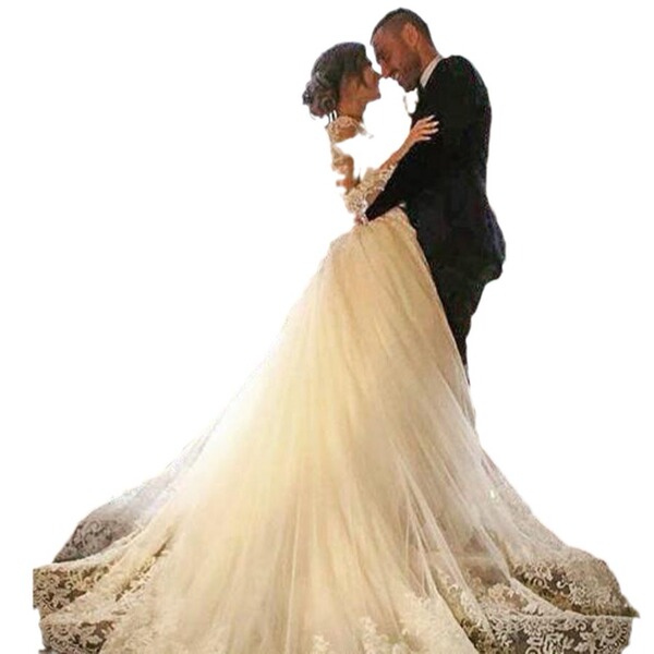 sexy removable wedding dress