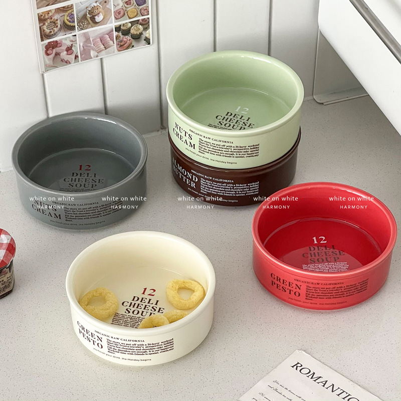 Yogurt Bowl Ins Style Oatmeal Breakfast Bowl Good-Looking Small Bowl Exquisite High-End Tableware Ceramic Dessert Bowl Fruit Bowl Yogurt Bowl Ins Style Oatmeal Breakfast Bowl Good-Looking Small Bowl Exquisite High-End Tableware Ceramic Dessert Bowl Fruit Bowl