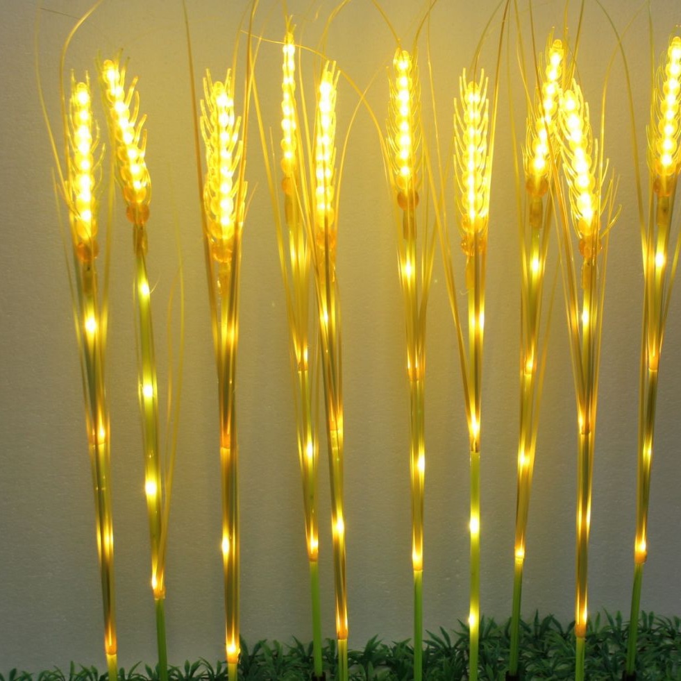 Luminous Wheat Ear Lamp,Rice Lamp,Cultural Tourism Lamp,Lawn Lamp,Luminous Rabbit Solar Dandelion Lamp,Reed Lamp