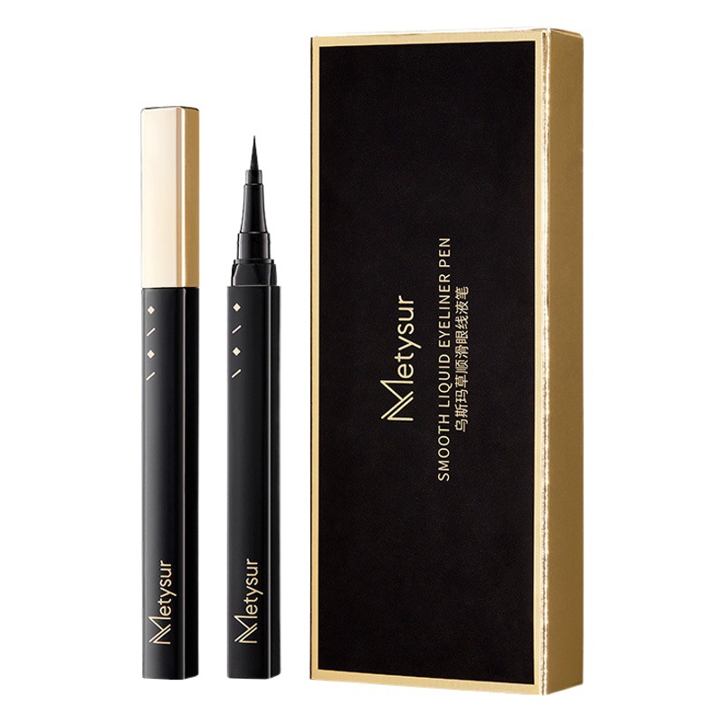 US Tixiu Usma Grass Smooth Eyeliner Pen Waterproof Not Sizzling Cool Black Quick Dry Silkworm Lying Pen Eyeliner Pen