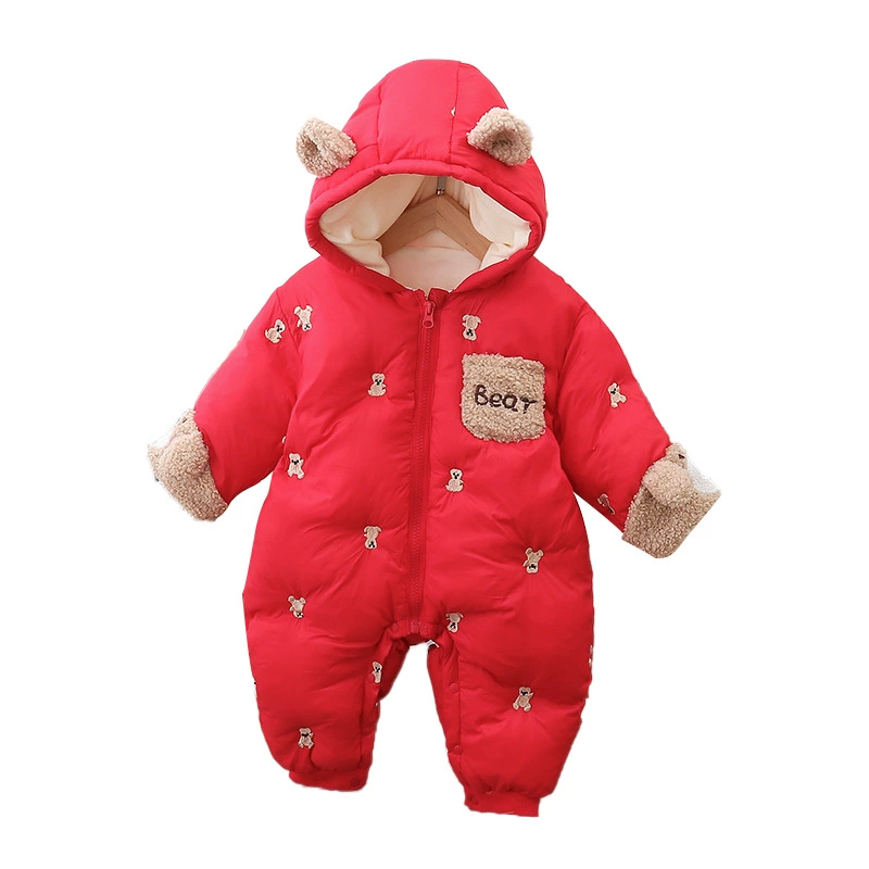 Quilted overall for baby, winter bodysuit for men and women girl's to go out