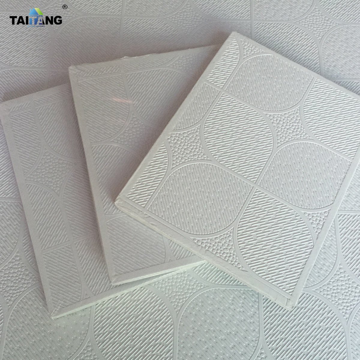 Exportación a África PVC laminado panel de yeso techo techo gypsum ceiling 996 154 238