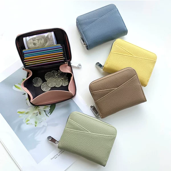 Japanese-Style Accordion Card Holder with Multiple Card Slots, Women's Coin Purse, Japanese-Style Small Wallet, Ins Simple Large-Capacity Cross-Border Walle