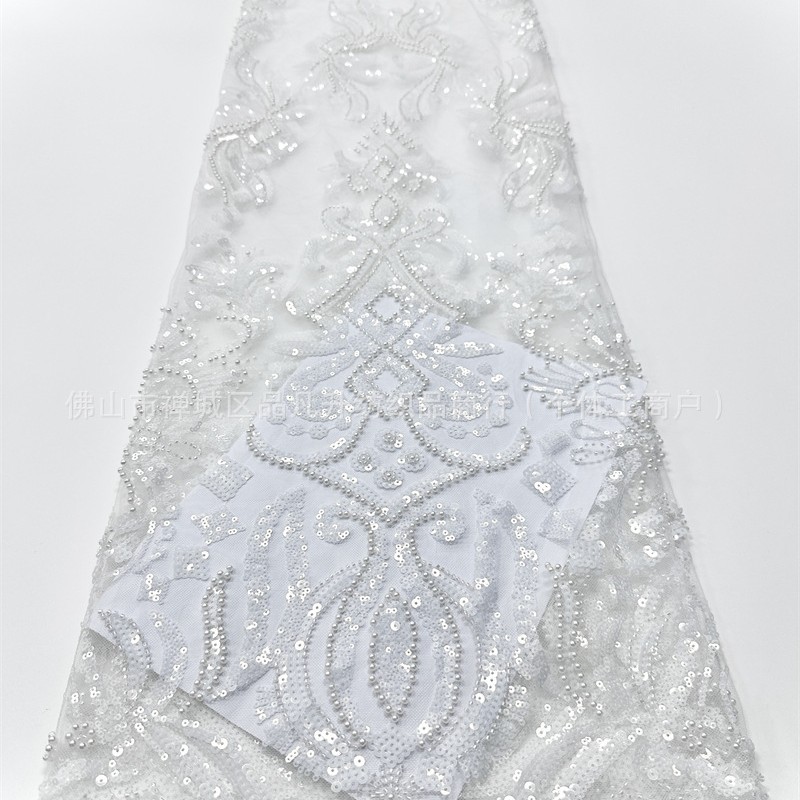 Moda europea y americana corte vestido de boda vestido de cena vestido de brindis COSER vestido de espectáculo tela de cuentas tela de sequilla image 4