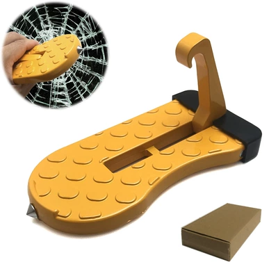Suitable for Car Assist Steps, Suvs, and Aircraft Keel Beams, Made of the Same Material as Magnesium Alloy Car Door Steps (Other Car Modifications) - upgraded-version-orange-default-packaging