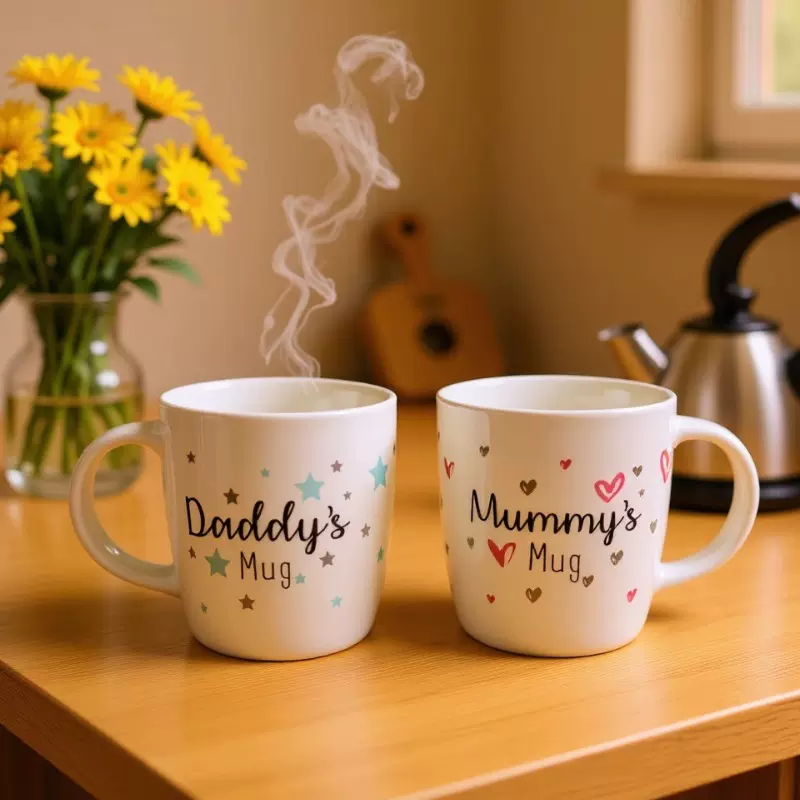 定制感恩有你父亲节母亲节12盎司陶瓷杯马克杯咖啡杯子