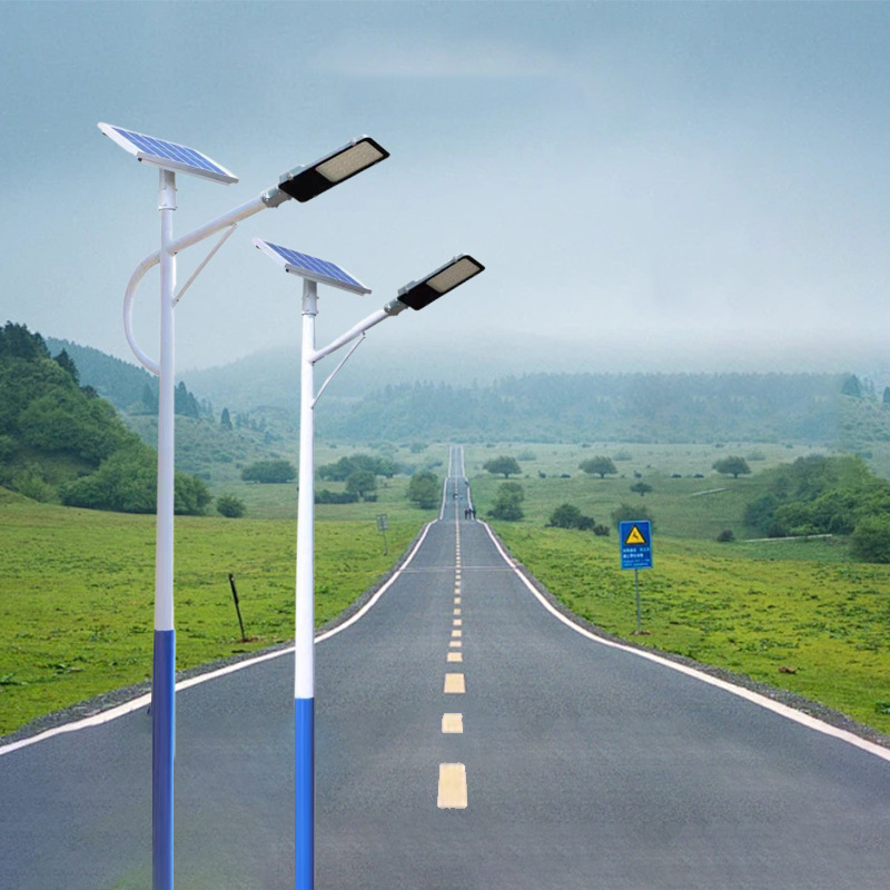 Solar Street Light Outdoor Led New Rural 6m Super Bright High Power with Lamp Pole New Integrated Energy Saving