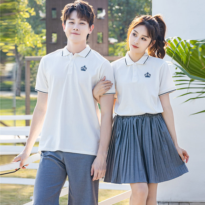 2022 summer parent-child clothes primary and secondary school uniforms kindergarten uniforms class clothes summer short sleeved suit collective activity clothes
