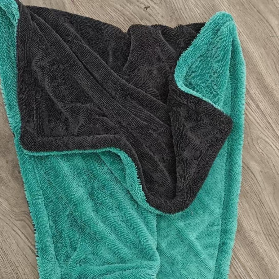 Color engrosado trenzas pequeñas torcidas toallas de limpieza de automóviles super absorción de agua sin cabello sin marcas de toallas de limpieza de automóviles