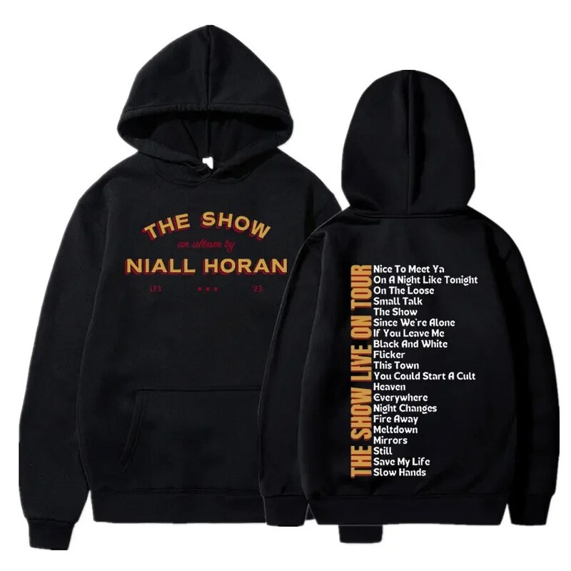 2025 Show Live on Tour Aesthetic Oversized Sweatshirts Men's and Women's Hip Hop Retro Concert Sweatshirt