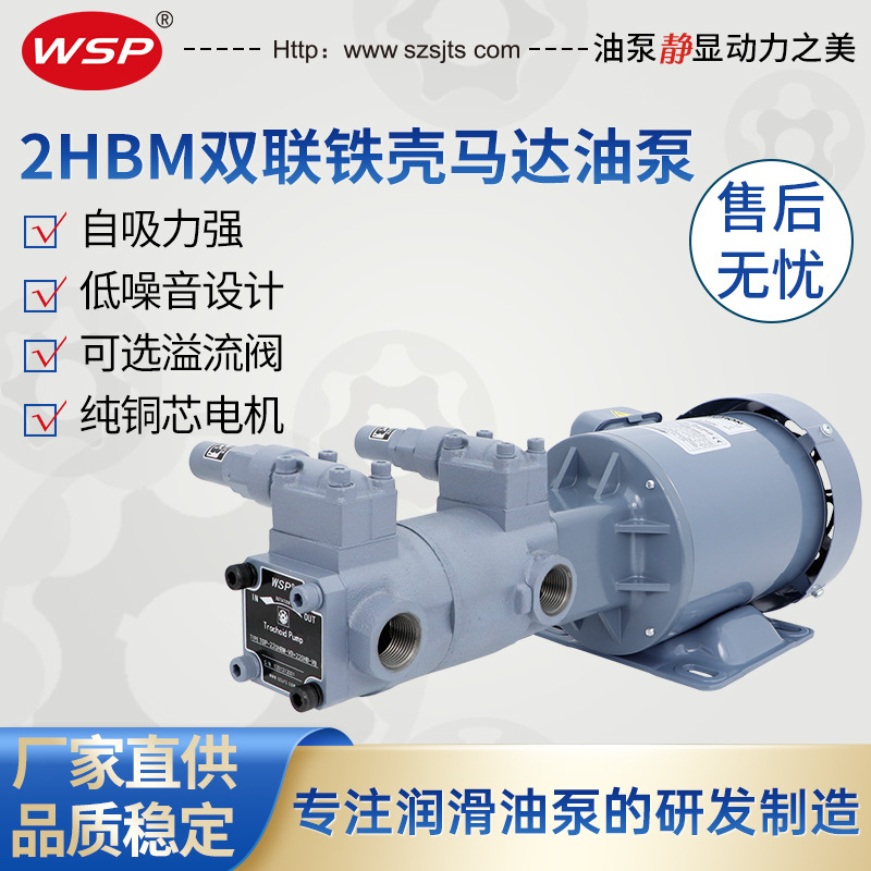 日本NOP同款双联泵 液压泵 TOP-210HB马达一体双联泵