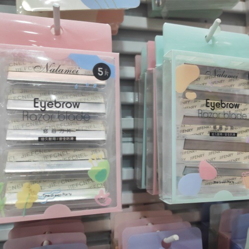 38 tipos de cuchillo de cejas plegables herramientas de maquillaje con cuchilla de cejas reemplazable 2 yuanes tienda dos yuanes tienda al por mayor