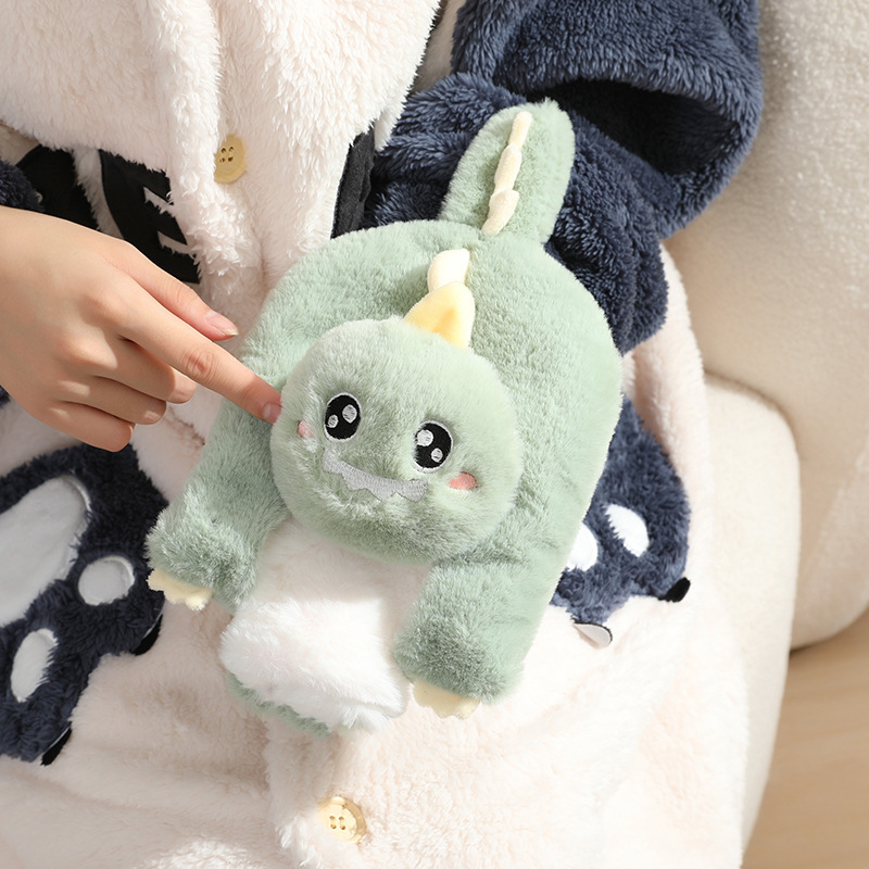新しいかわいいアニメのぬいぐるみが手に入れた注水湯たんぽ卸売りは防爆pvc湯たんぽを厚くして分解して洗うことができる|undefined
