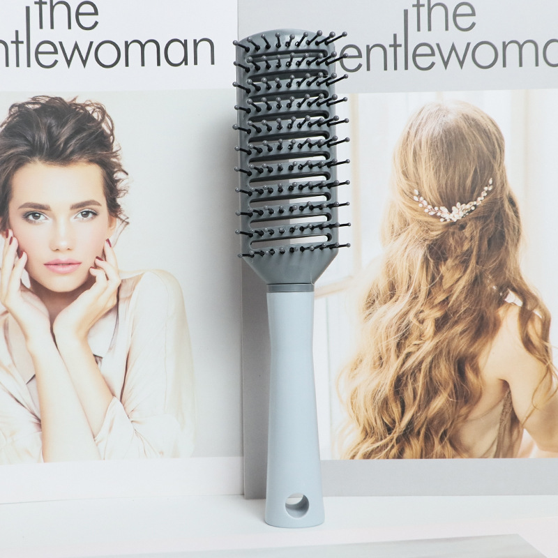 Nuevo peine mujer airbag costilla peine cojín de aire de masaje placa grande peine costilla curling peine antiestático grande curvo peine venta al por mayor