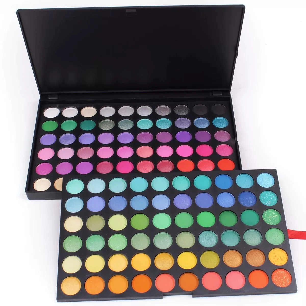 Multicoloured eye shadow, 120 colors, earth tones, cosplay
