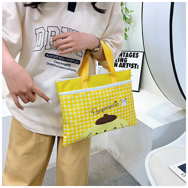The new Spring 2024 Stardelo minimalist cartoon large-capacity student handbag, study materials and tutorial bag undefined