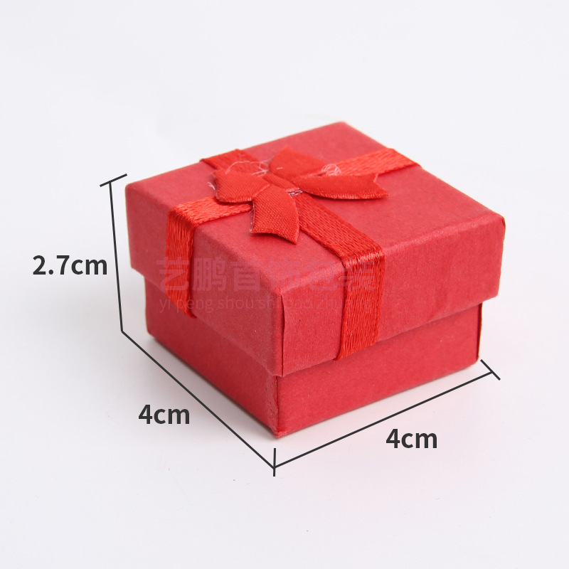 Spot al por mayor 4*4 cubierta de cielo y tierra nube arco caja de embalaje de joyería pendientes caja de anillo joyería caja de regalo