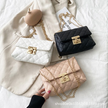 方扣绣花包bag women2021外贸女包批发东南亚包包女链条单肩包