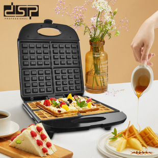 Dsp Dan Song Cross-Border Direct Supply Mini Household Double-Sided Heating Waffle Muffin Light Snack Machine Sandwich Breakfast Machine