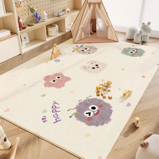 2025 New Carpet Kidsren's Room Reading Area Living Room Carpet Game Mat Bedroom Bedside Blanket Tianjin Kidsren's Cartoon