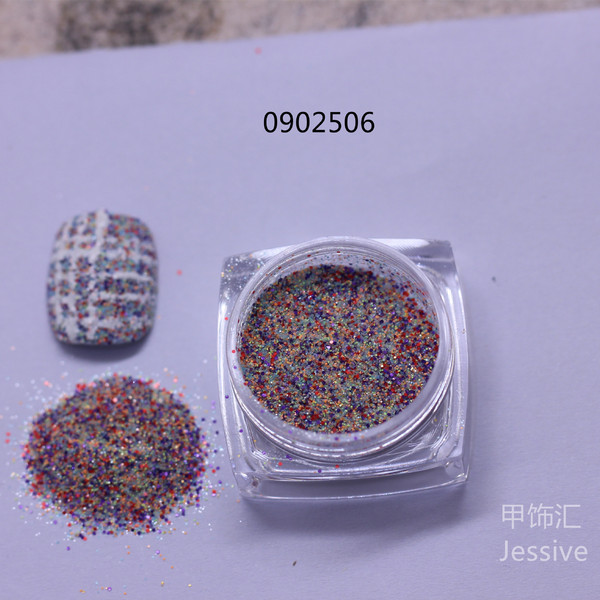 Knitted woolen nail sequins for manicure
