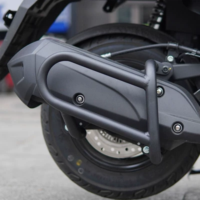 anti-drop protection bar, Motorcycle bumper - black-exhaust-bar