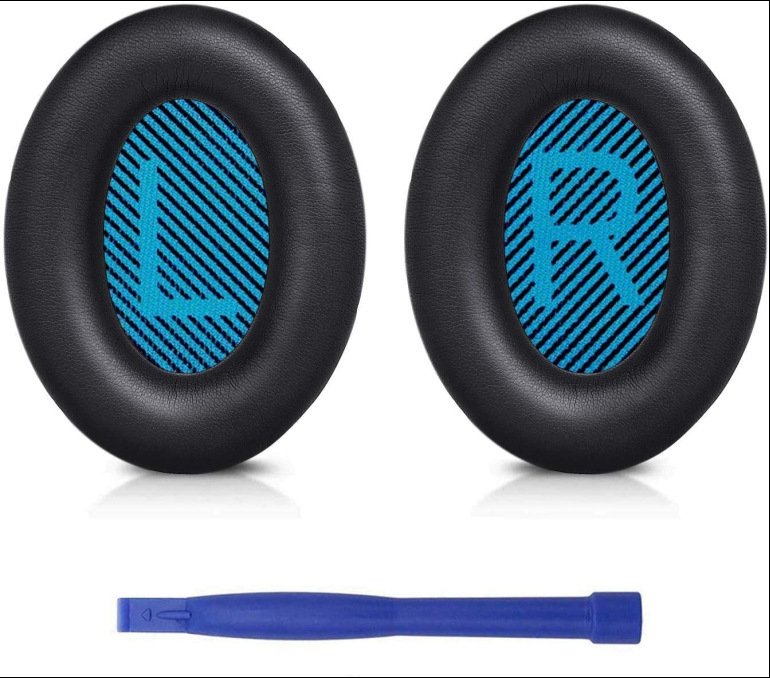 1ペア耳当て博士bose qc35 qc25 qc15イヤホンカバー耳当てae2スポンジカバー耳当て革カバー綿|undefined