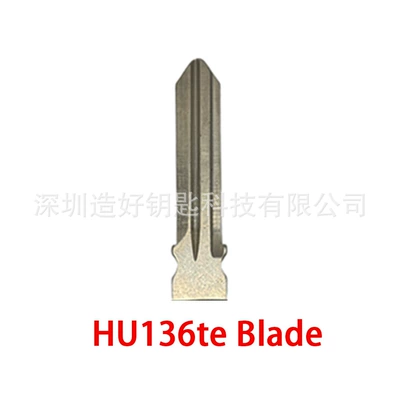 Folding Keys, Includes Sticker, Car Keys - 2-button-shell-03-hu136te-embryo