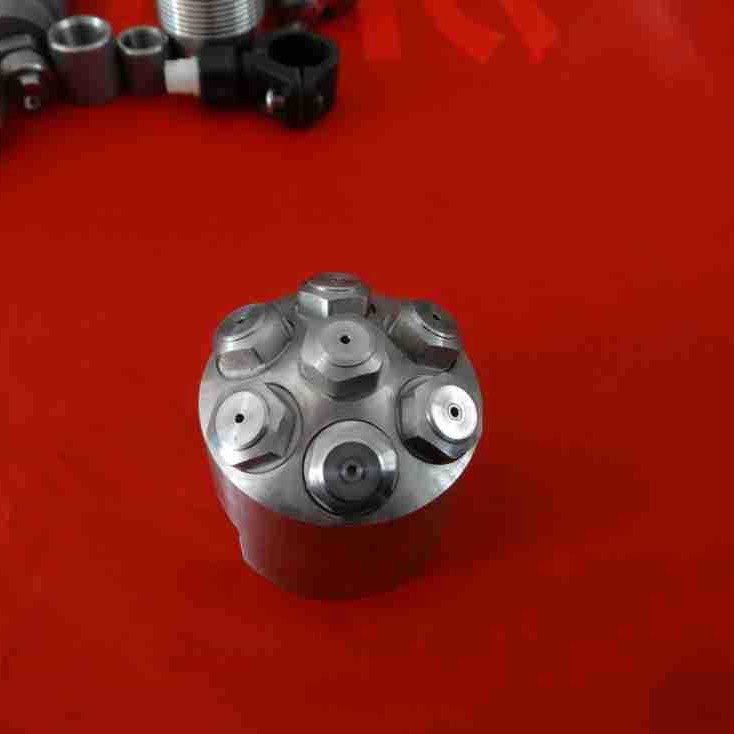 7N煤场碎石场降尘压灰雾化喷头，7G高效抑尘控制灰尘多头雾化喷嘴