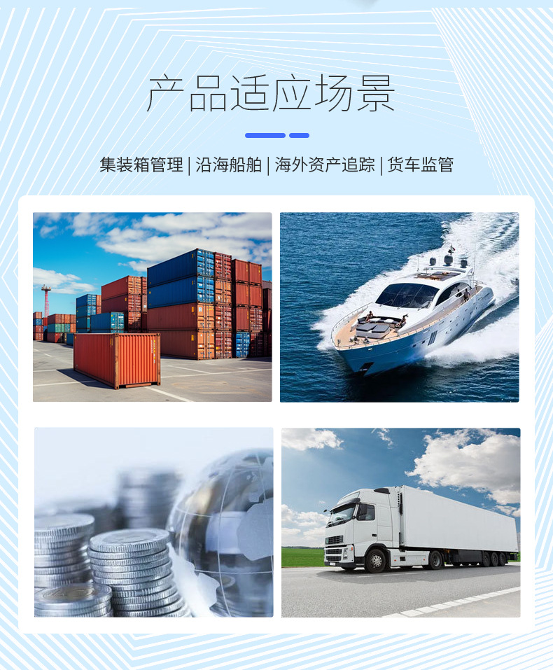 4g Solar-Powered Beidou Gps Tracker for Global Foreign Trade Asset Tracking, Long-Lasting Positioning Terminal for Trucks and Ships