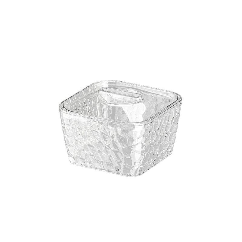 Caja de almacenamiento de escritorio, caja de joyas de cabello de gran capacidad, caja de joyas de mano, anillo de cabello de alto valor, cabello de cabello, caja de almacenamiento transparente para joyas