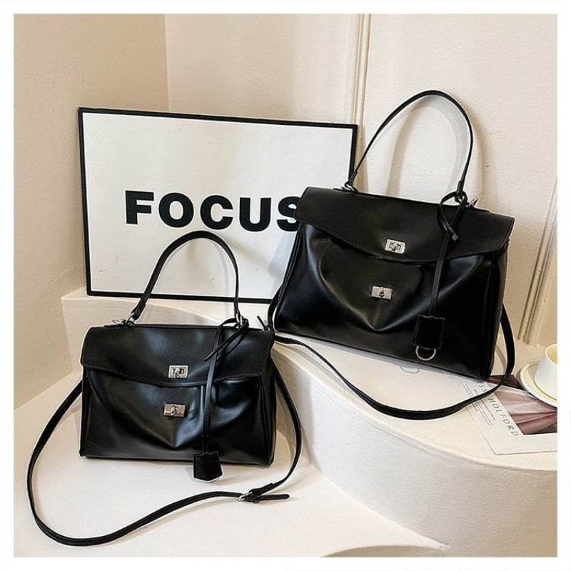 黑武士包包大容量手提托特包小众慵懒风高级感外贸单肩包时尚女包