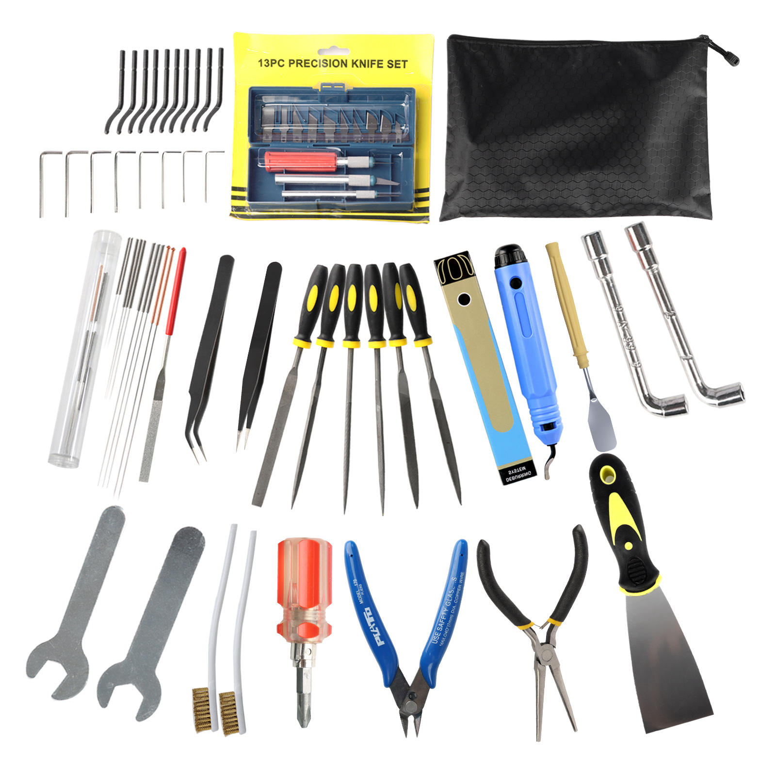 Traje Herramienta 2 (incluyendo raspador archivo talla Kit)