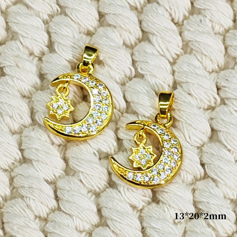 Exquisitos accesorios de joyería colgante de diamante de alta protección ultravioleta al por mayor collar DIY artesanal colgante de materiales de ropa de pulsera