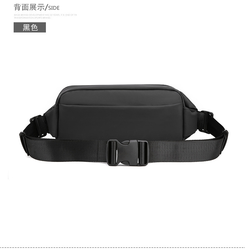 New cross-border men's waist bag, outdoor sports mobile phone bag, multi-functional large-capacity chest bag, casual single-shoulder crossbody bag undefined