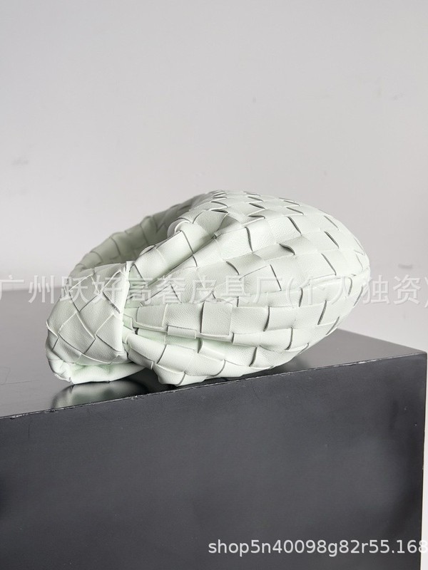 现货BV编织水饺包打结手拿包云朵包小巧欧美奢侈高品手拎包晚宴包|undefined