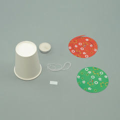 DIY Rotating Paper Snake - Kindergarten Children's STEAM Science and Technology Small DIY Science Experiment Toy