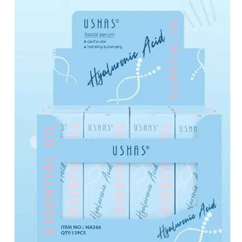 USHAS External Trade Facial Essence es un líquido hidratante para aclarar la piel.