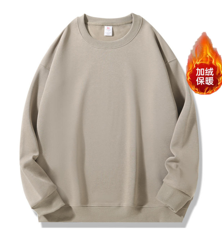 春秋重磅卫衣批发定制工服印字图餐饮服饰印logo圆领外套班服刺绣|undefined