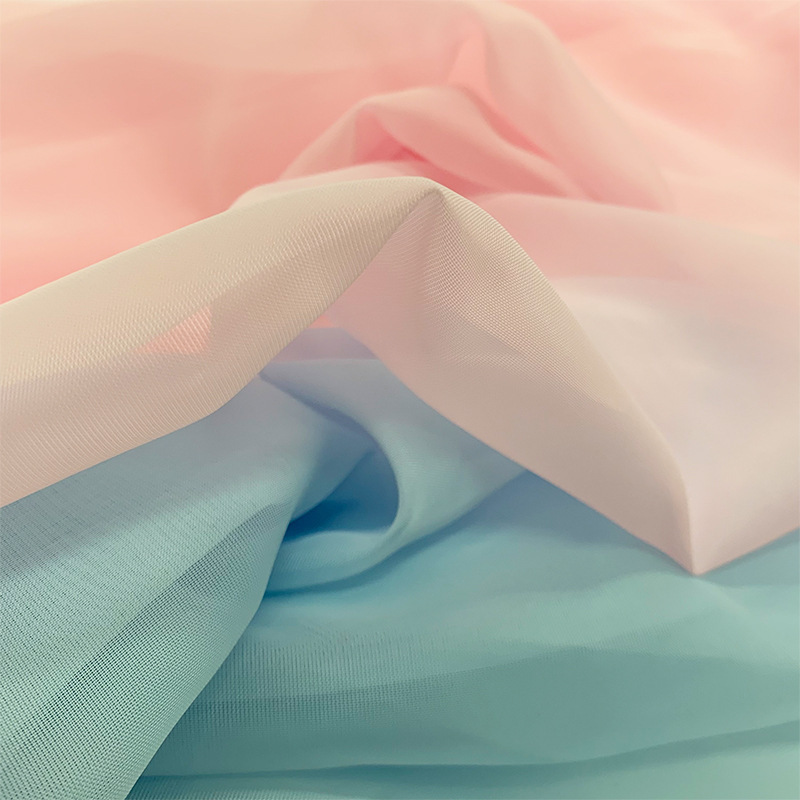 现货多色纱工厂直销防紫外线透明时尚窗纱浴帘纱裙特丽纶窗帘面料