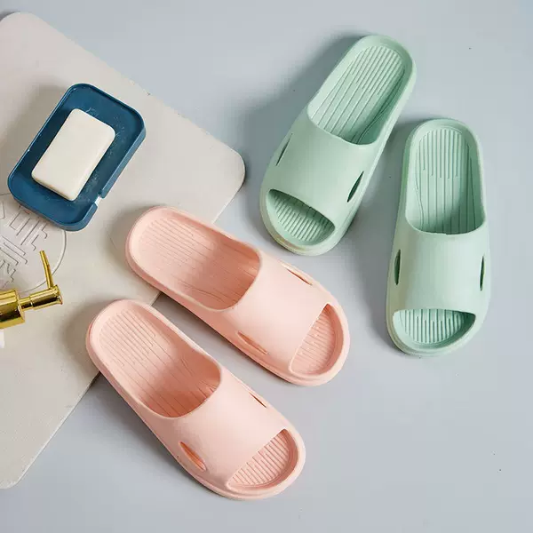 Factory Price bath bed & breakfast slippers bathroom bath non-slip lightweight glossy sandals Cheap slipper