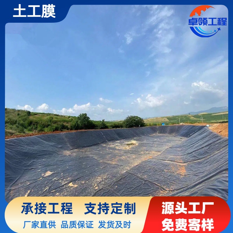 hdpe防渗土工膜沉淀池氧化塘耐腐蚀1.5mm电厂调节池土工膜